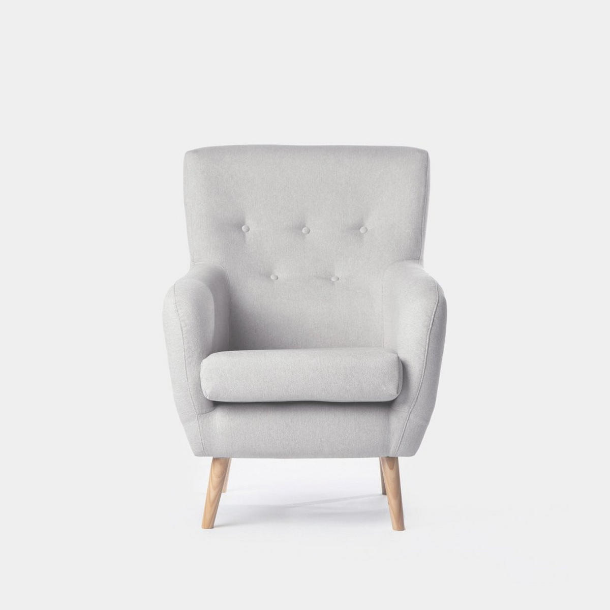 EINZELSESSEL Astrid Beige 72 cm x 96 cm - Beige, Textil (72/96/80cm)