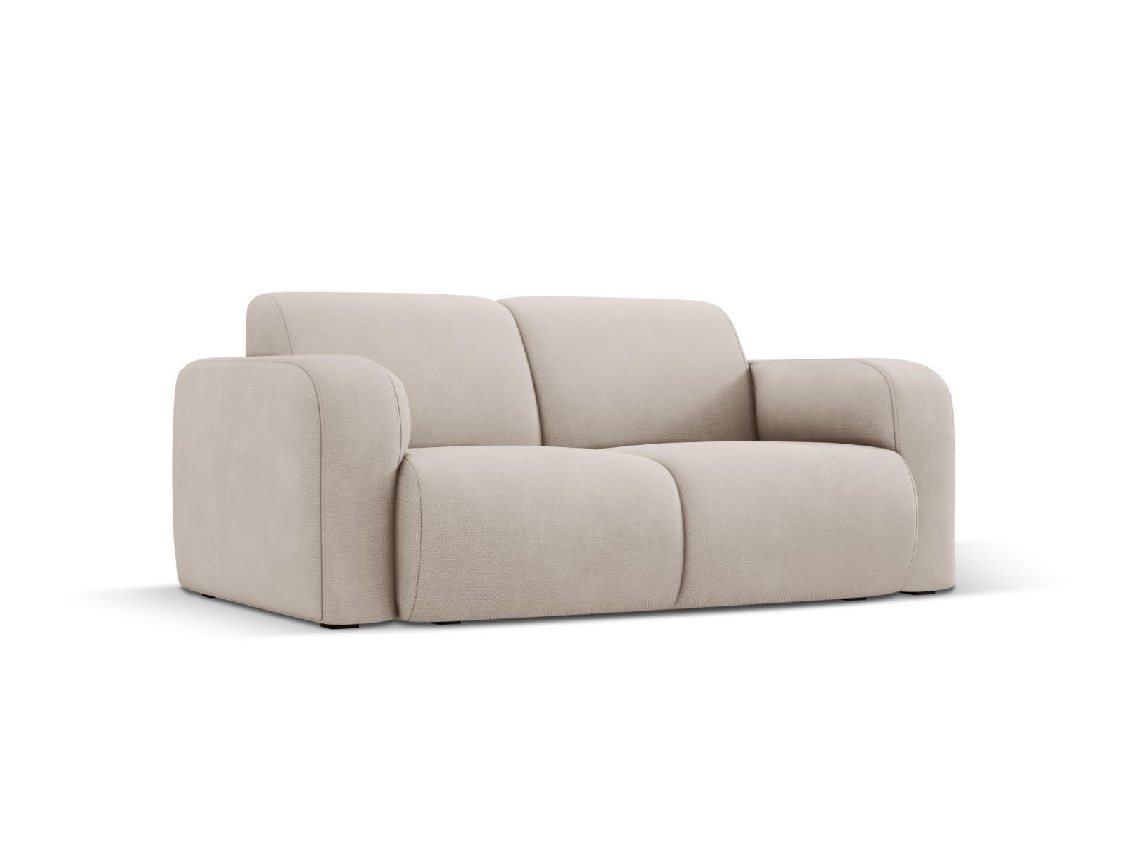 SOFA Molino aus strukturiertem Stoff beige 2 Sitzplätze - Beige, Textil (95/72/170cm) - Micadoni