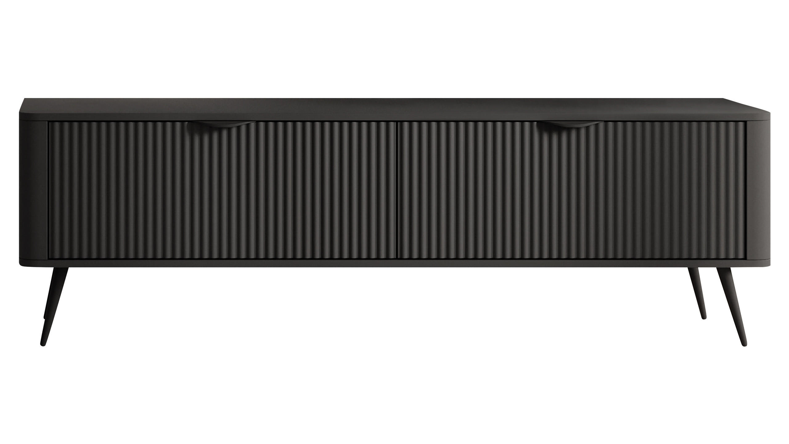 Mirjan24 Tv-Element Dunkelgrau 164x52x38 cm