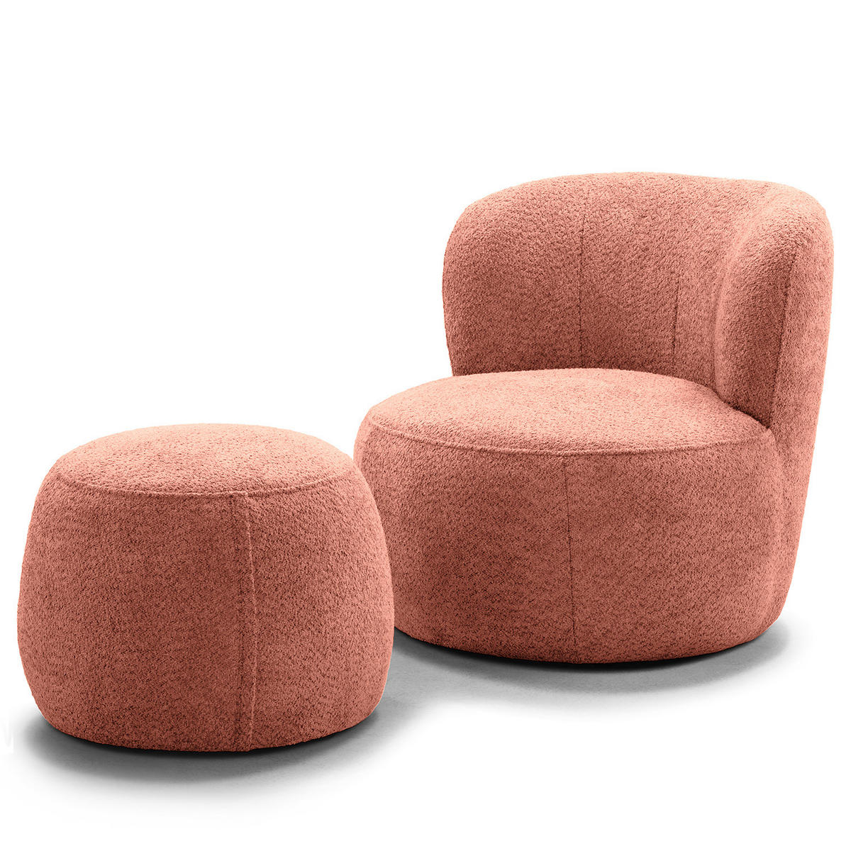 SESSEL - Sandfarben/Schwarz, Kunststoff/Textil (78/75/84cm) - home24