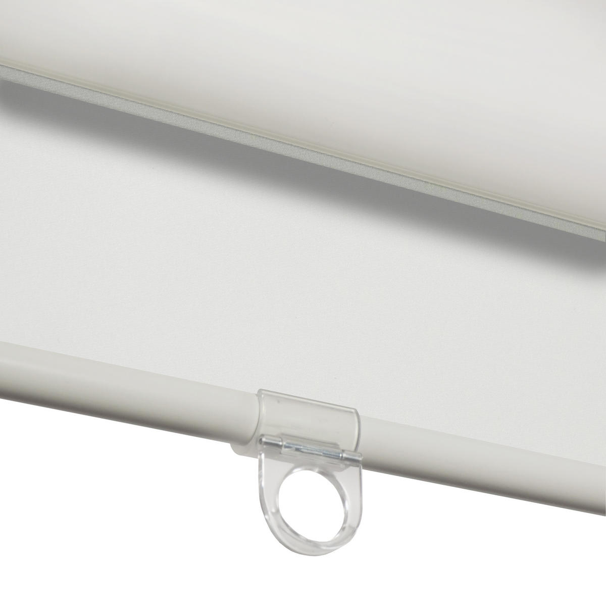 SPRINGSROLLO motorisiert mit Kassette abdunkelnd - Weiß, Textil (75/190/190cm) - VIEWTEX