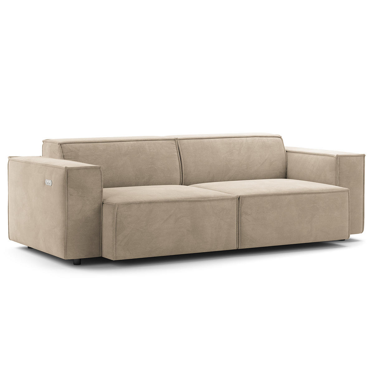 2,5-SITZER SOFA - Beige, Textil (223/70/96cm) - home24