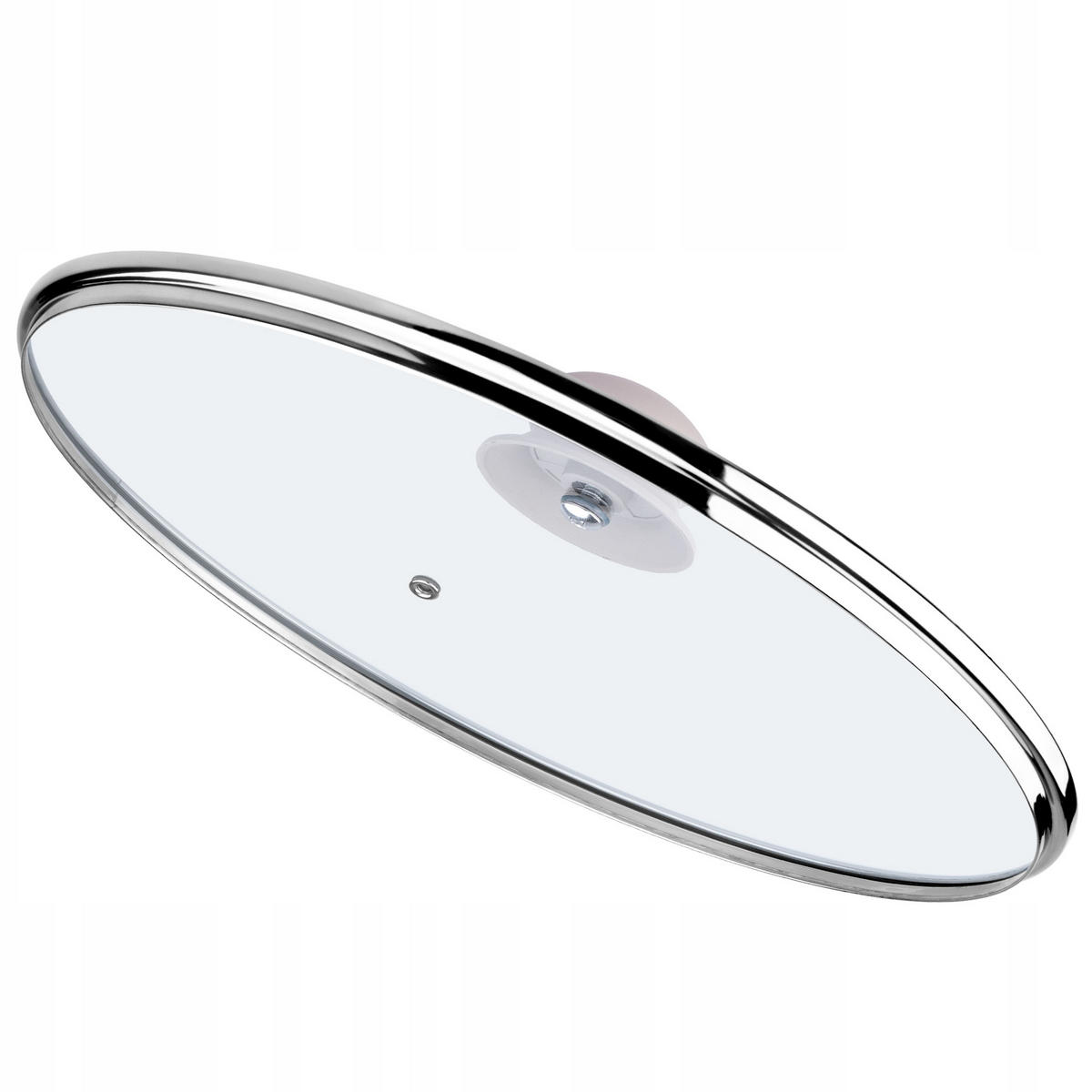 DECKEL mit Beige Silikongriff, 28 cm - Transparent, Glas (28cm) - KADAX