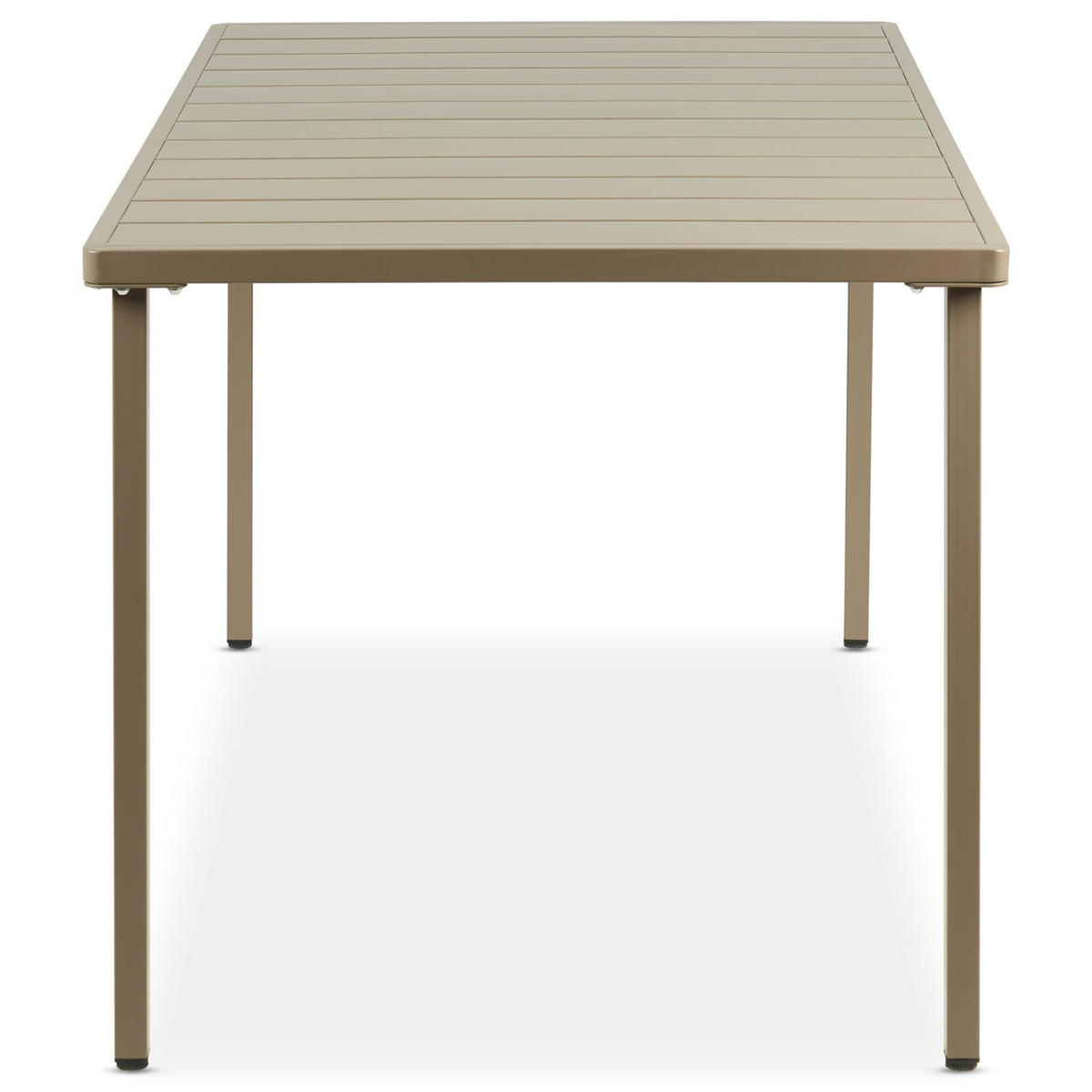 GARTENTISCH AZALEA champagne - Champagner, Metall (80/140/75cm) - IDIMEX