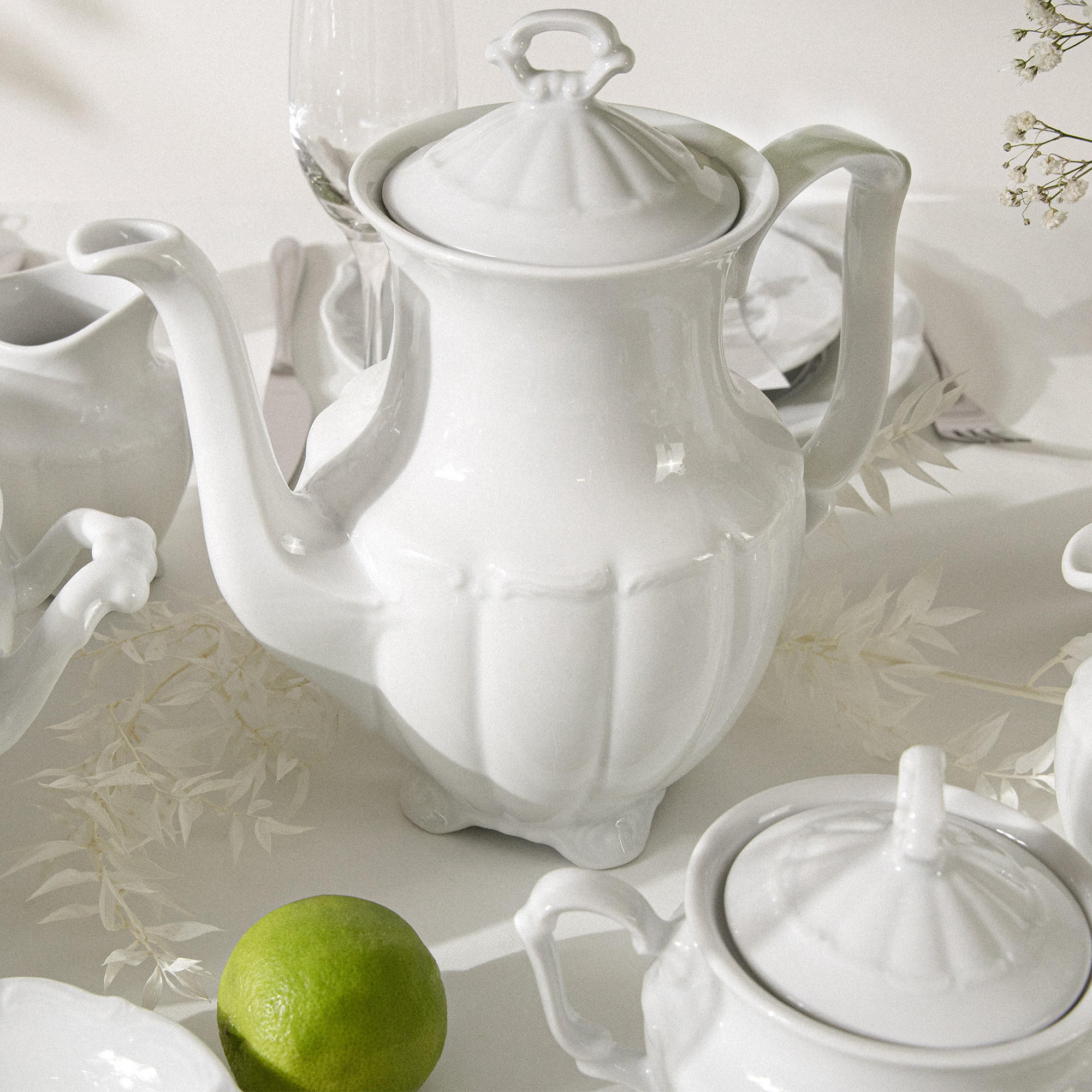 TEEKANNE Chodziez MARIA TERESA - Weiß, Keramik (1.6L) - KONSIMO®