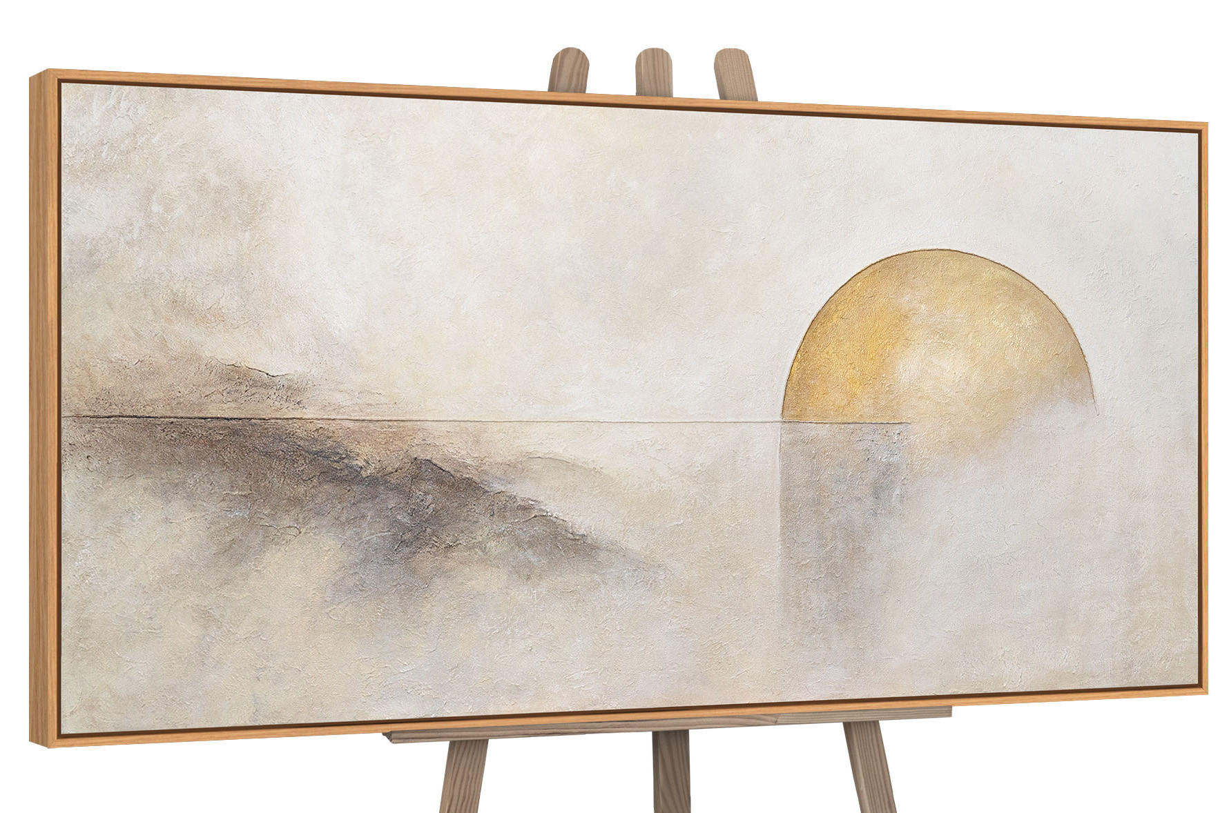 YS-art gallery Gemälde Eiche 140x70 cm