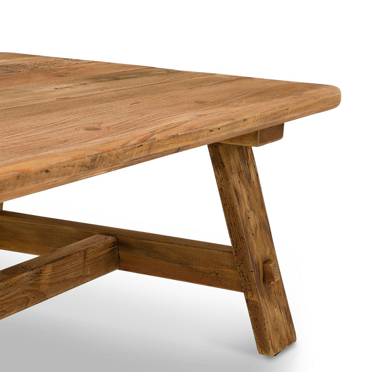 COUCHTISCH YOSU natur - Naturfarben, Holz (70/140/44cm) - IDIMEX