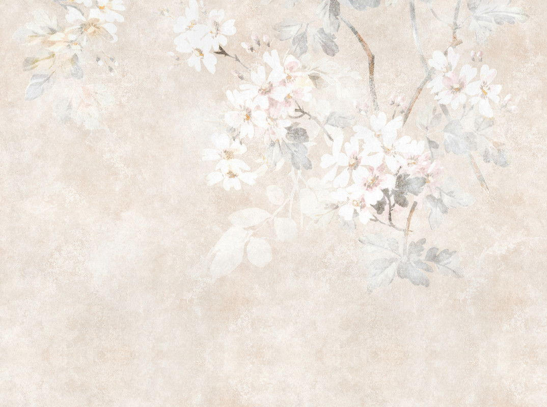 VLIESTAPETE Beige 371/280 cm - Beige/Weiß, Textil (371/1cm) - KUNSTLOFT
