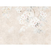 VLIESTAPETE Beige 371/280 cm - Beige/Weiß, Textil (371/1cm) - KUNSTLOFT