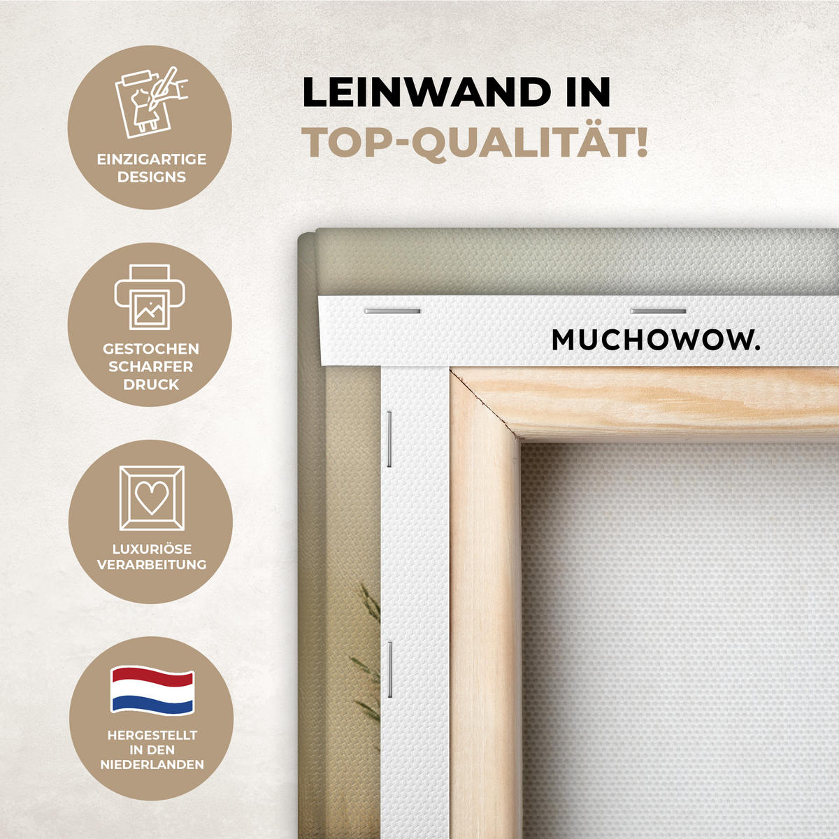 LEINWANDBILD Stilleben - Kräuter - Gewürze - Früchte - Farbenfroh Gemälde 60x40 cm - Grün, Textil (60/40cm) - MuchoWow