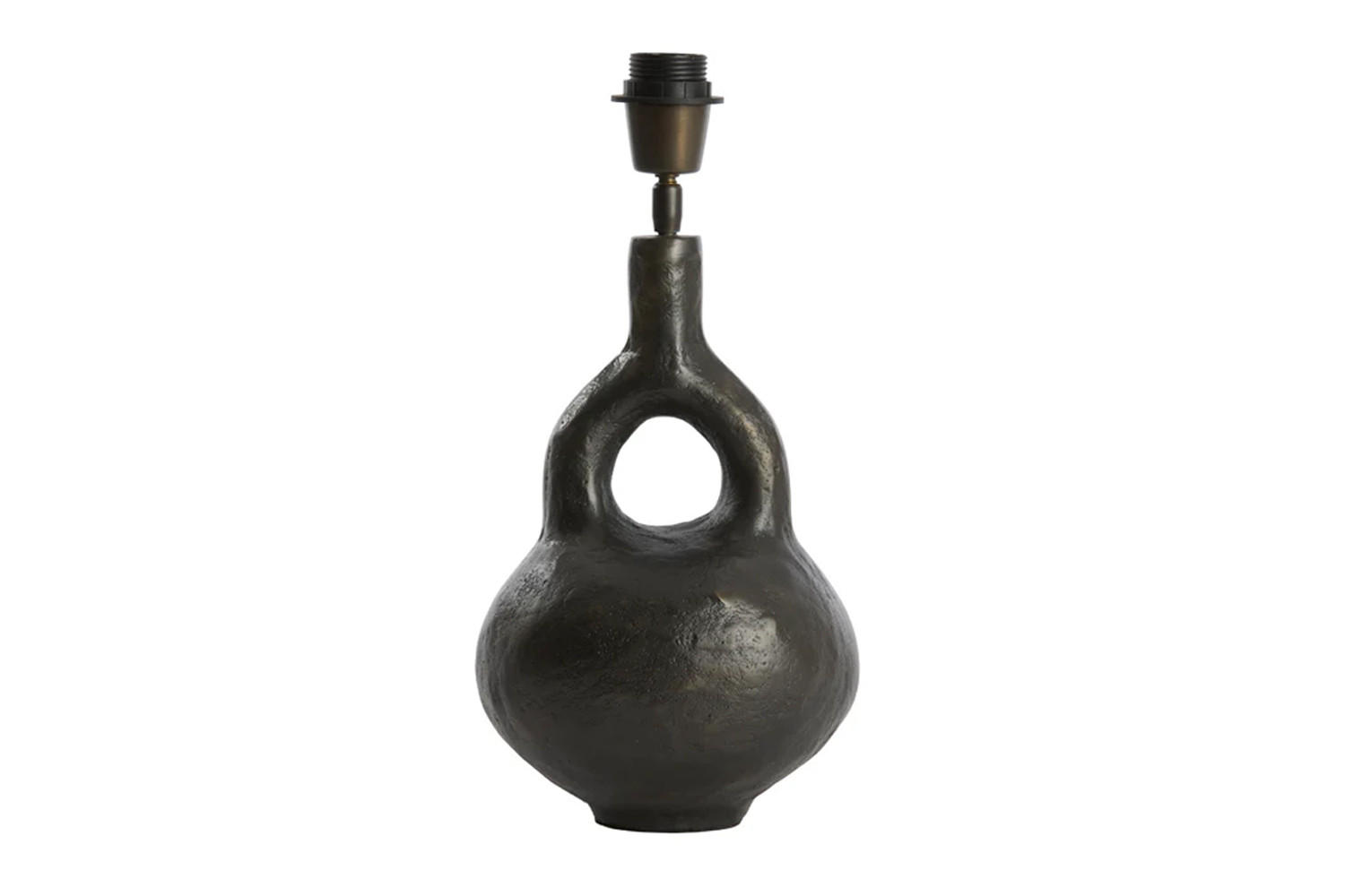 TISCHLEUCHTE IMOLA 19x17x30 cm, Metall, Anthrazit - Anthrazit, Metall (19/17/30cm) - Light & Living