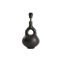 TISCHLEUCHTE IMOLA 19x17x30 cm, Metall, Anthrazit - Anthrazit, Metall (19/17/30cm) - Light & Living