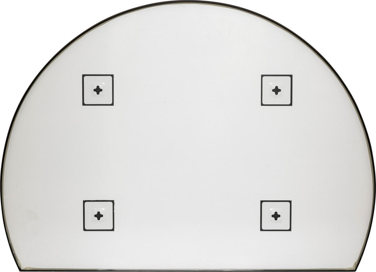 FLURSPIEGEL Metallrahmen Alice 90/1,7/65 cm - Schwarz, Metall (1.7/65/90cm) - Atmosphera Createur d´interieur