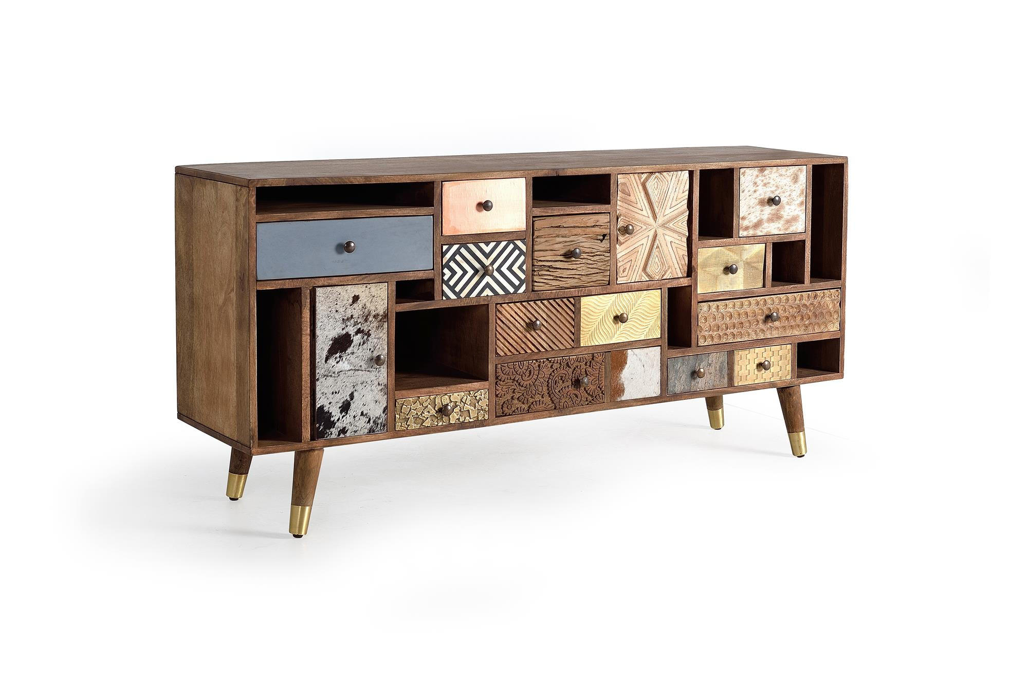 Giner y Colomer Sideboard Braun 40x76x160 cm
