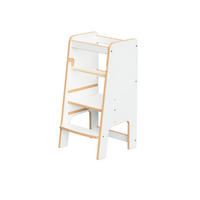 LERNTURM für Kinder - Weiß, Holzwerkstoff (40/80/40cm) - Mat-Haus