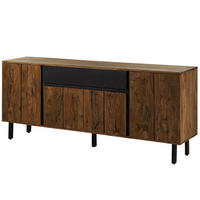 SIDEBOARD Sheesham 185x40x77 natur unbehandelt LICHTENBERG #116 - Braun, Holz (185/77/40cm) - Massivmoebel24