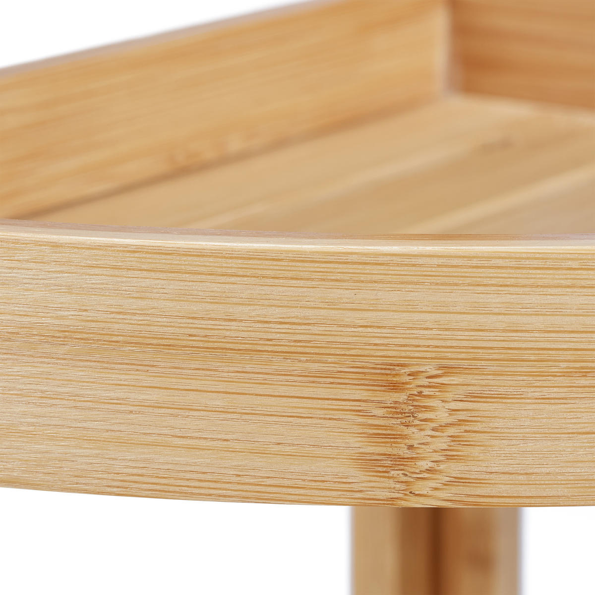 ECKREGAL - Hellbraun, Holz (36.5/90/26cm) - Relaxdays