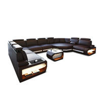 LEDERSOFA Asti L - Braun, Leder (427/93/280cm) - Sofa Dreams