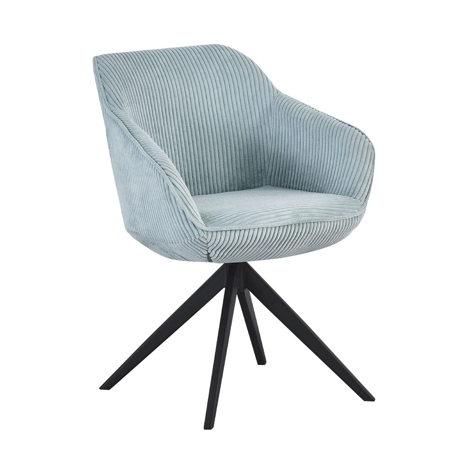 ARMLEHNSTUHL ARVIT Hellblau - Hellblau, Metall (58/81/61cm) - B&D Home