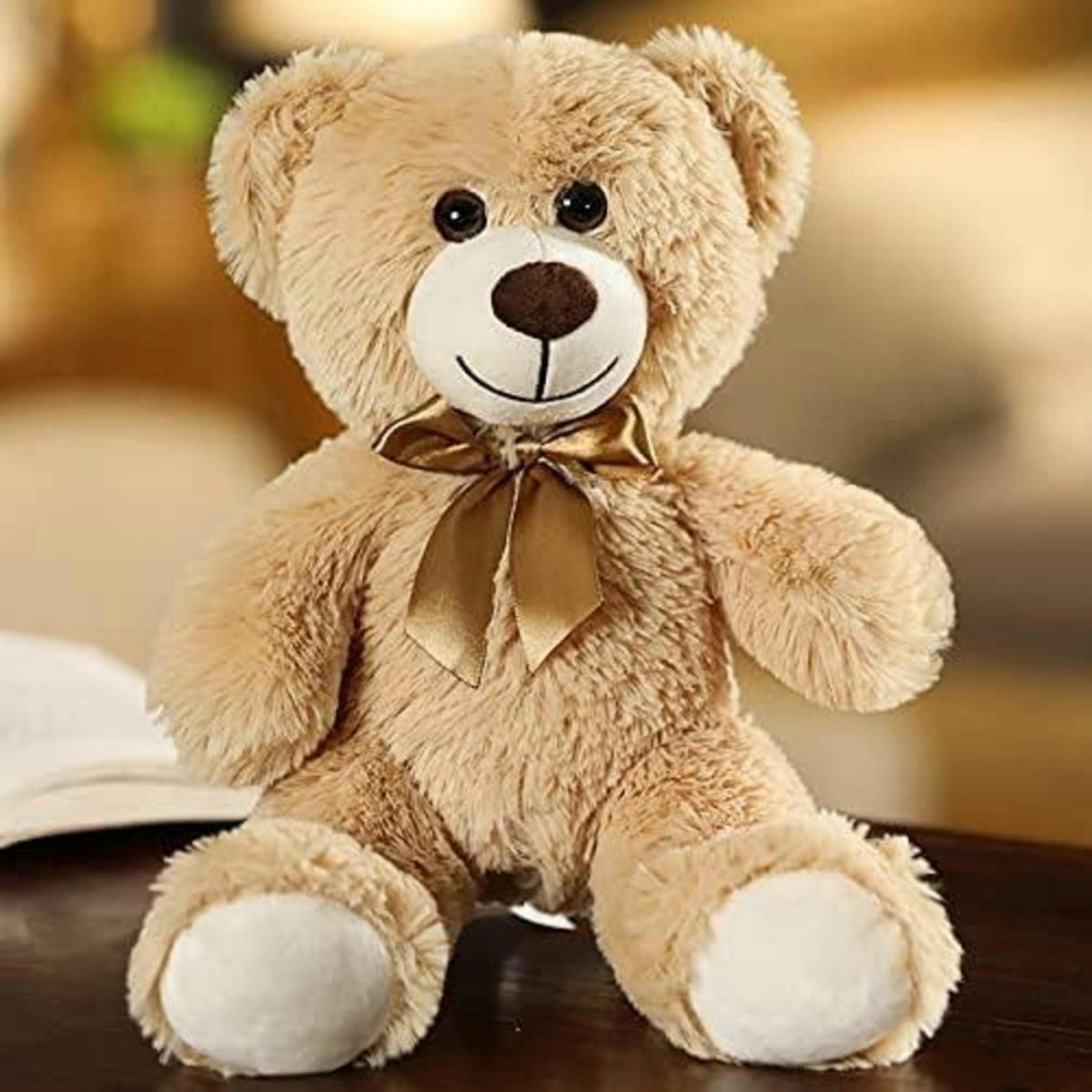 PLÜSCHTIER Teddybär 13.5 Zoll Khaki 1 Stück - Olivgrün, Textil (25/35cm)