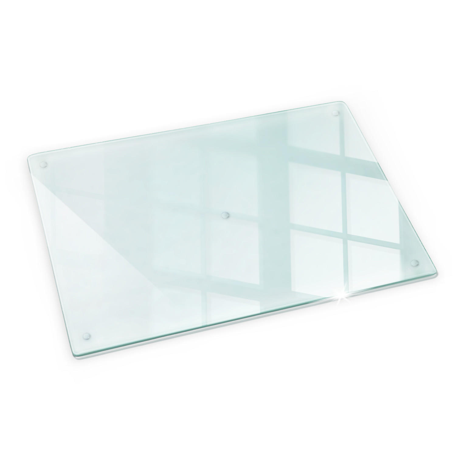 HERDABDECKPLATTE 80x52 cm Transparent - Transparent, Glas (80/0.4/52cm) - TULUP