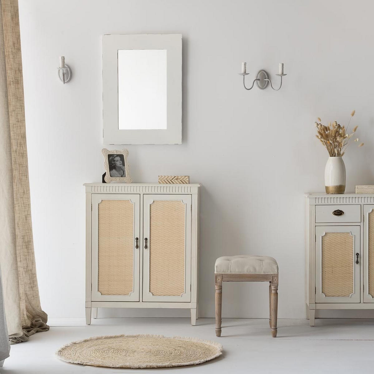 SIDEBOARD aus Holz 78x36x95 cm - Weiß, Holz (78/95/36cm) - Wanderlust