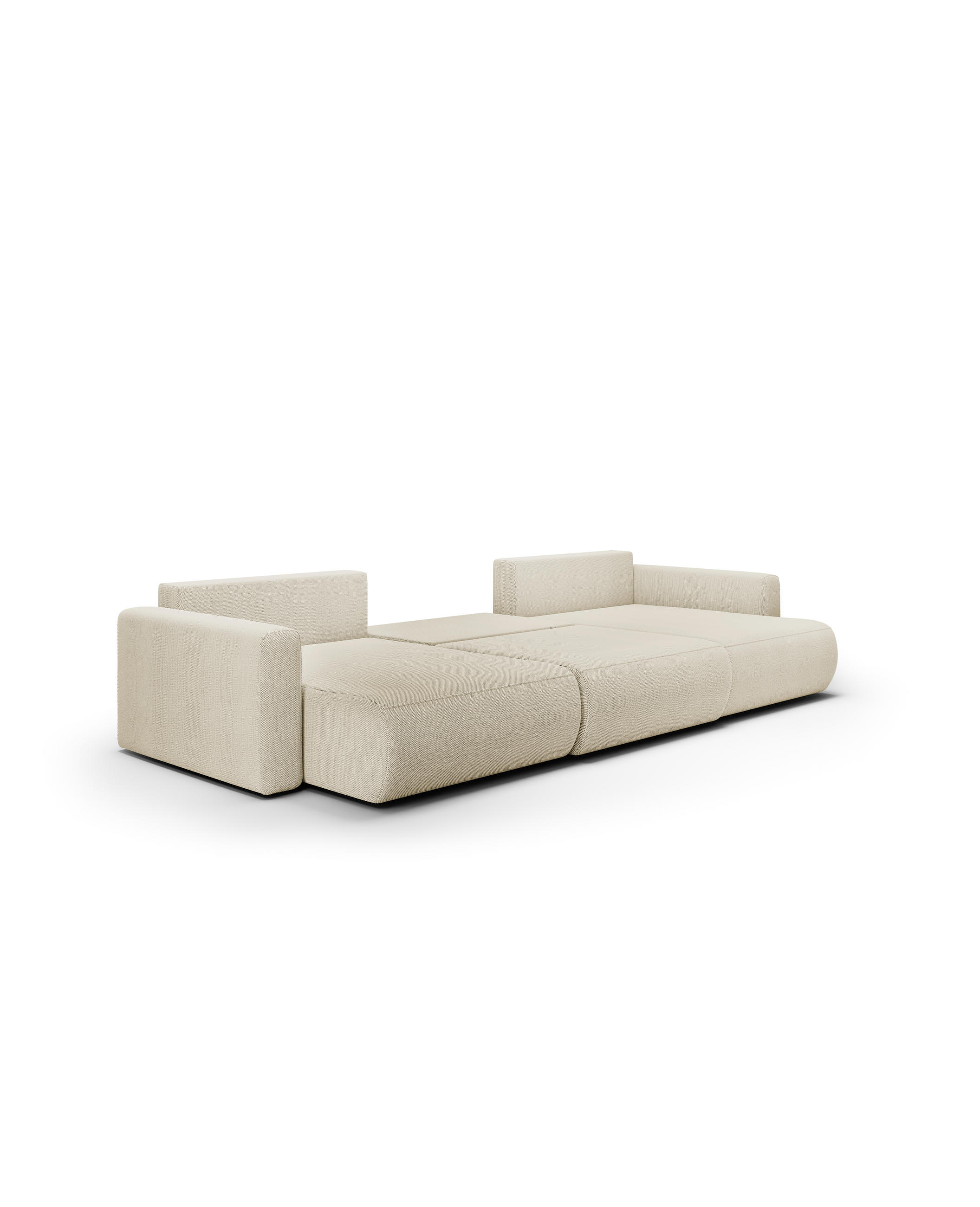 Thumbnail - Furnisell Wohnlandschaft, Dunkelgrün, Textil, 5-Sitzer, seitenverkehrt montierbar, 340x70x149 cm, Wohnzimmer, Sofas & Co...