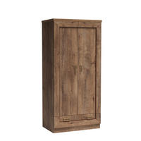 DREHTÜRENSCHRANK UDINE 90/190/57 cm 2-türig Braun - Braun, Holzwerkstoff (90/190/57cm) - MASSENO