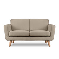 SOFA TAGIO mit Armlehnen, Braun - Braun, Buchenholz/Textil (153/80/84cm) - KONSIMO®