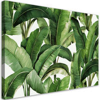 WANDBILD grüne tropische blätter - Grün, Textil (60/40cm) - Feeby