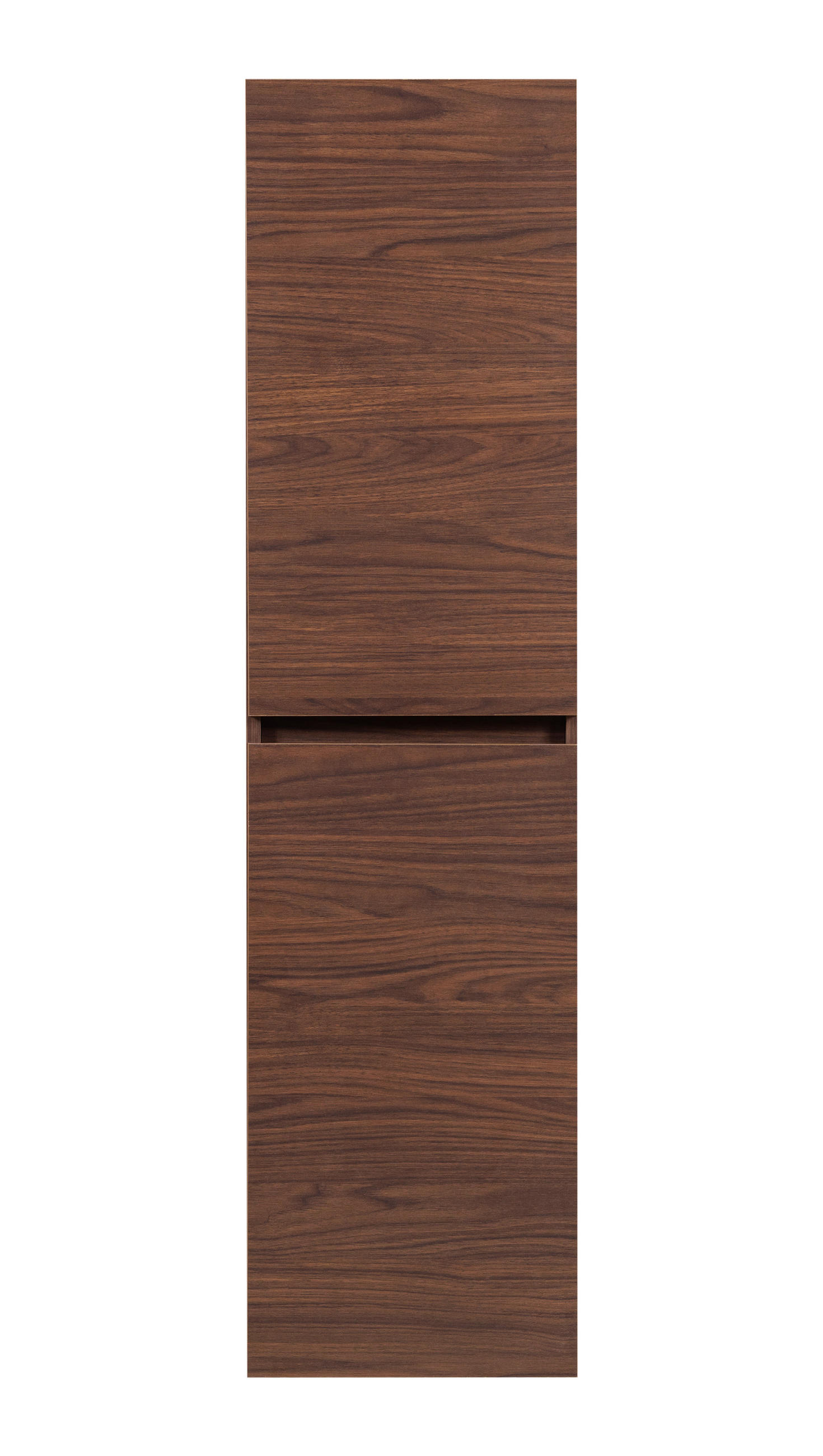 BADEZIMMERSÄULE, Farbe: Eiche-Nussbaum, 136 x 27 x 35 cm - Eichefarben, Holzwerkstoff (35/136/27cm) - 3XE LIVING