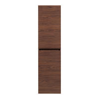 BADEZIMMERSÄULE, Farbe: Eiche-Nussbaum, 136 x 27 x 35 cm - Eichefarben, Holzwerkstoff (35/136/27cm) - 3XE LIVING