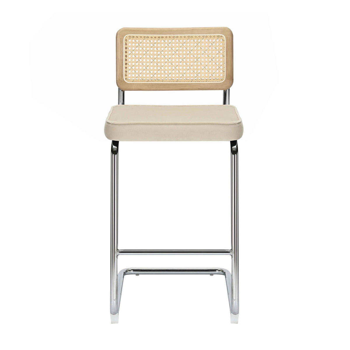 STÜHLE 2-tlg., Beige - Beige, Textil (45/96/55cm) - Oviala