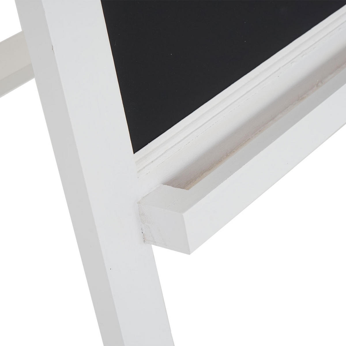 WERBETAFEL 66x39x33cm Weiß lackiertKundenstopper Dekotafel - Weiß, Holz (39/66/33cm) - PROREGAL