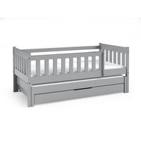 KINDERBETT NELA Grau 168x86x75 cm - Grau, Holz - FURNLUX