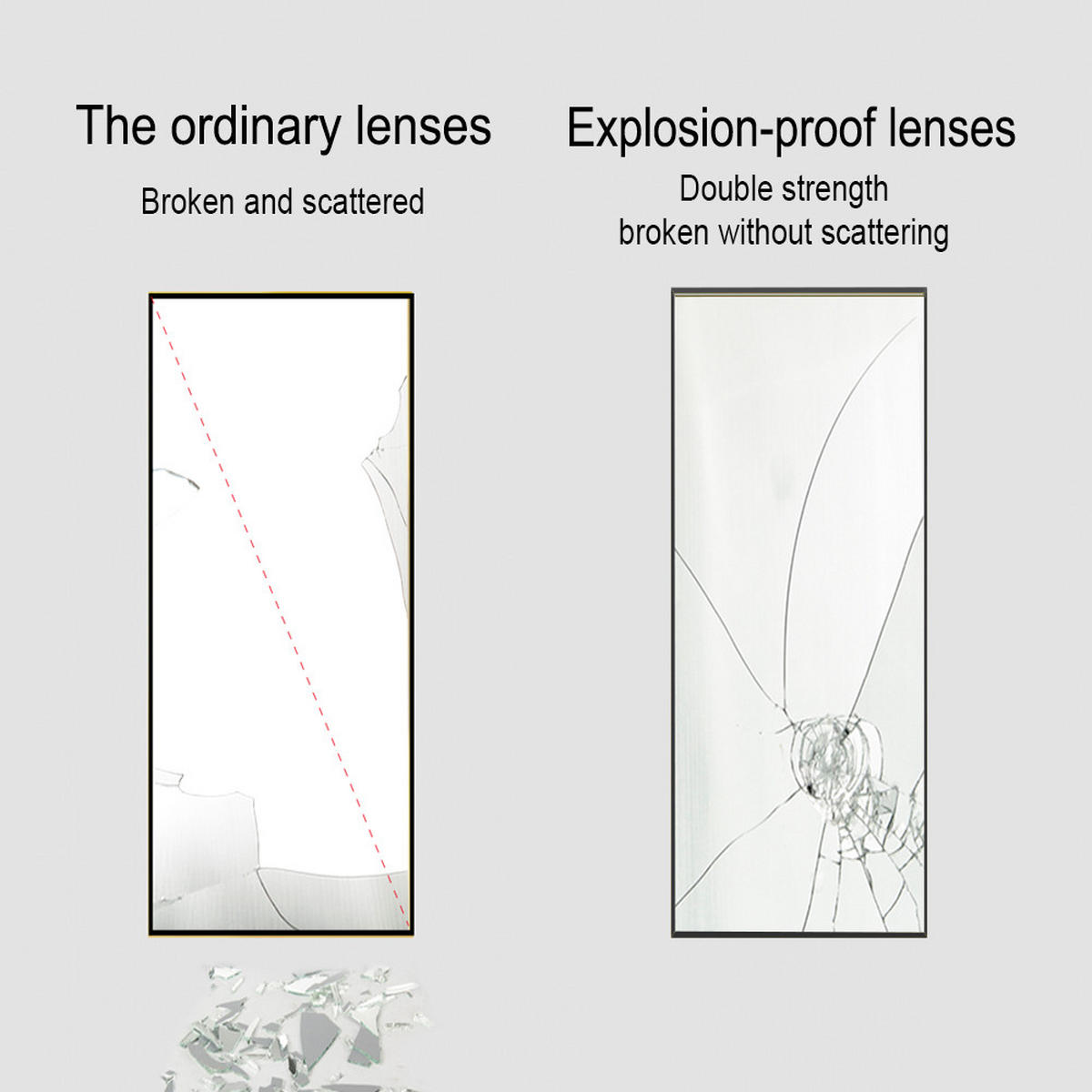 STANDSPIEGEL 150x40 cm Metallrahmen rechteckig schwarz - Schwarz, Holz (40/150/2cm) - LEBENLANG