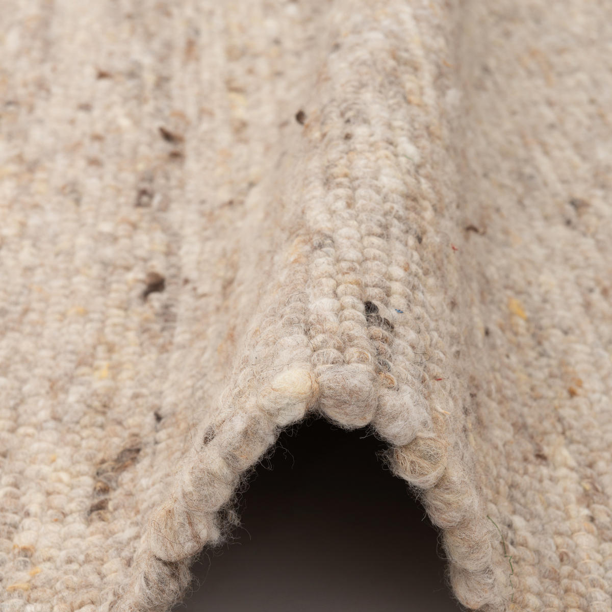 NATUR TEPPICH WOLLE ALASKA MELIERT - Naturfarben, Textil (70/240cm) - Pergamon