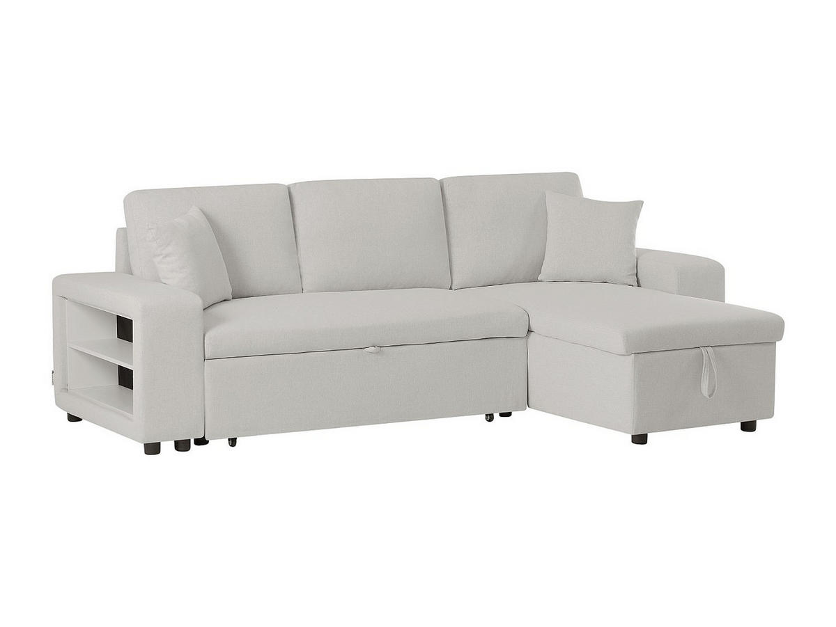 SCHLAFSOFA - 4 Personen - Stoff - Beige - Beige, Textil (240/84/145cm) - Vente-Unique