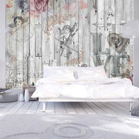 VLIESTAPETE Grau 200/140 cm - Pink/Grau, Textil (200/1cm) - KUNSTLOFT