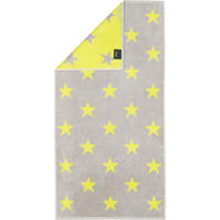 HANDTUCH NEW STARS STERNE GROSS 6260 PLATIN/LIME - 75 - Gelb, Textil (50/100cm) - Cawoe