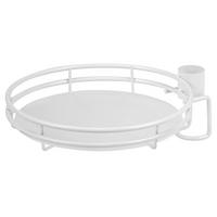 ZUSATZ-PFLANZENTELLER, weiß - Weiß, Metall (19/19/4.5cm) - bremermann