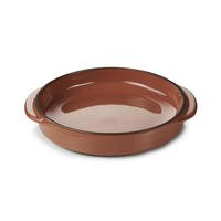 SCHÄLCHEN CARACTERE mit Griffen 14 cm Zimt - Braun, Keramik (14cm) - Revol Porcelaine France