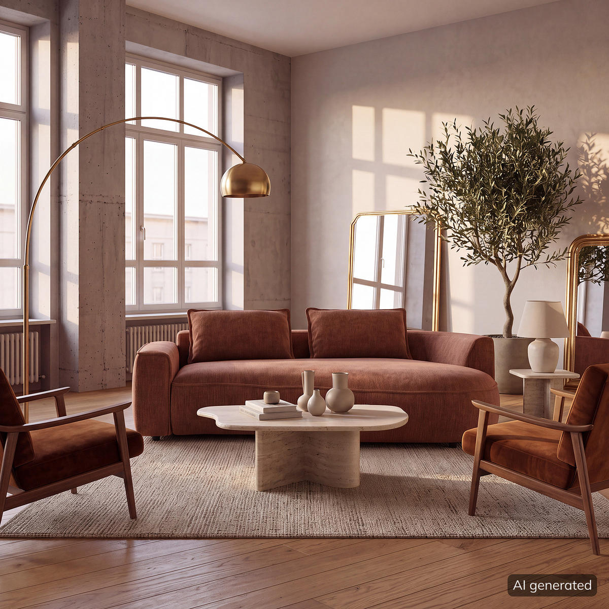 2,5-SITZER SOFA - Beige/Schwarz, Kunststoff/Textil (217/82/146cm) - home24