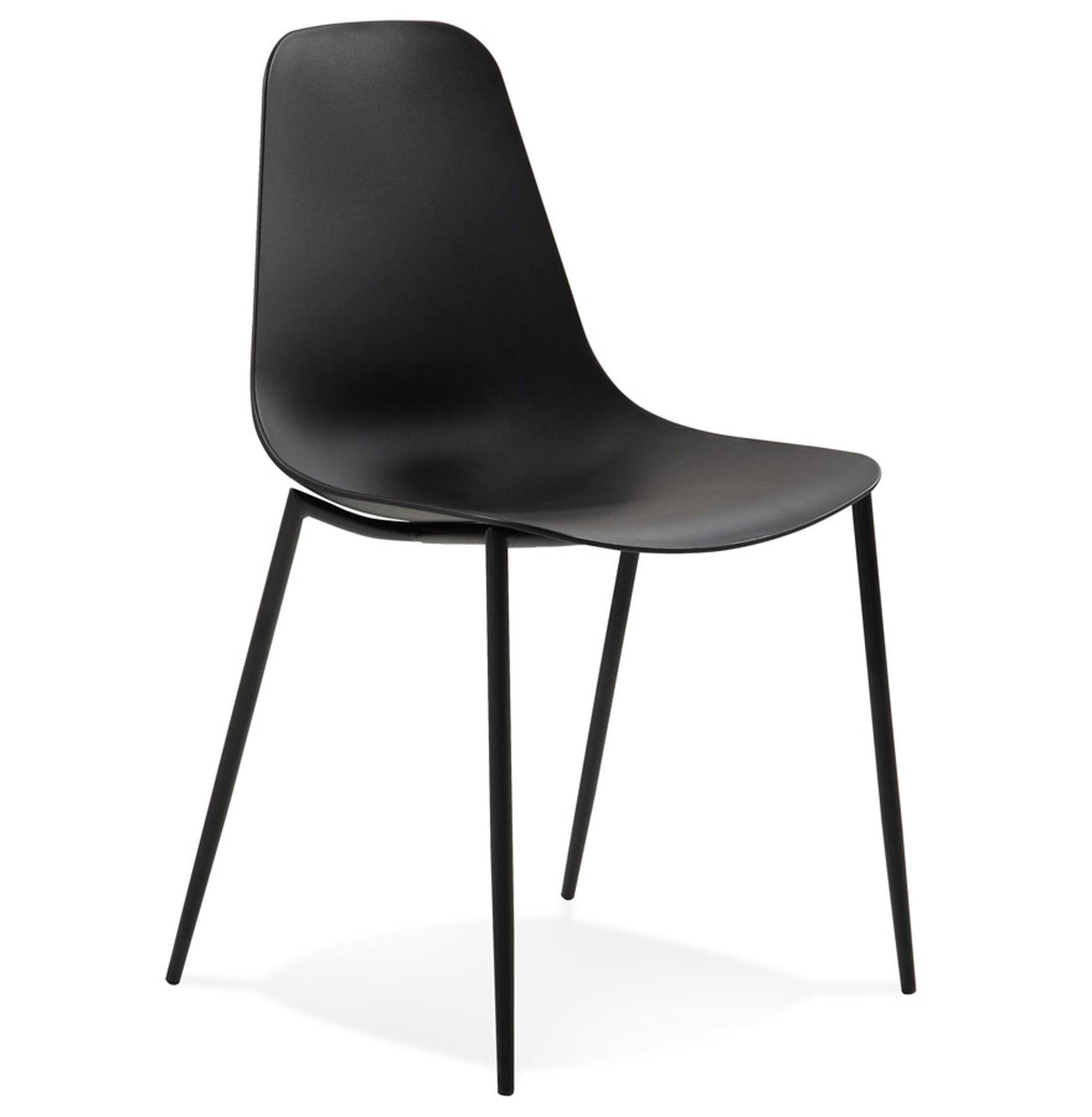 STUHL FELIZ schwarz - Schwarz, Kunststoff (48/88/48cm) - Légia Home