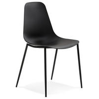 STUHL FELIZ schwarz - Schwarz, Kunststoff (48/88/48cm) - Légia Home