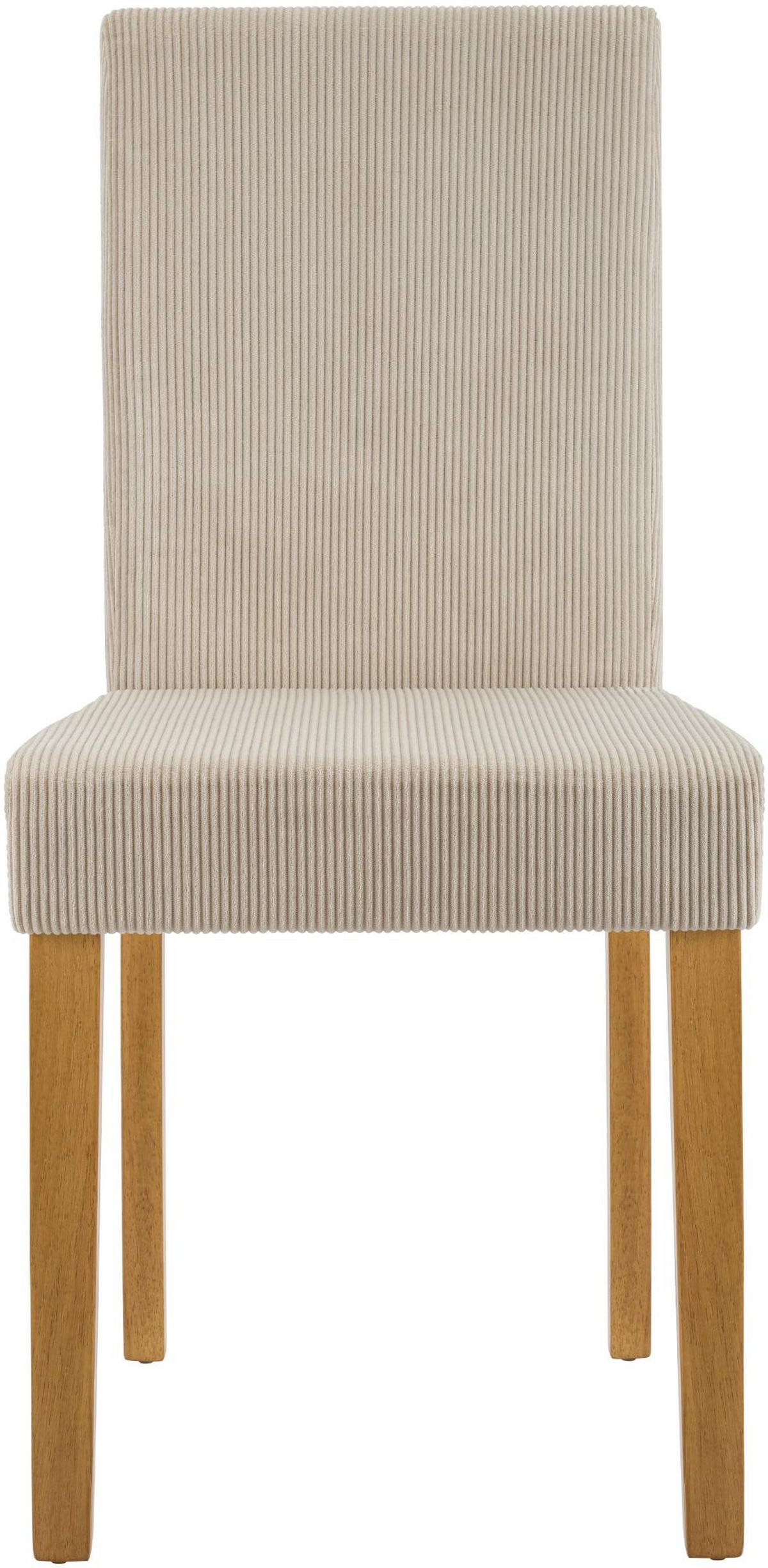 ESSZIMMERSTUHL 2er Set Dalan Cord Hellbraun Antik-Hell Wohnzimmerstuhl - Hellbraun, Textil (41/91/47cm) - DELUKE