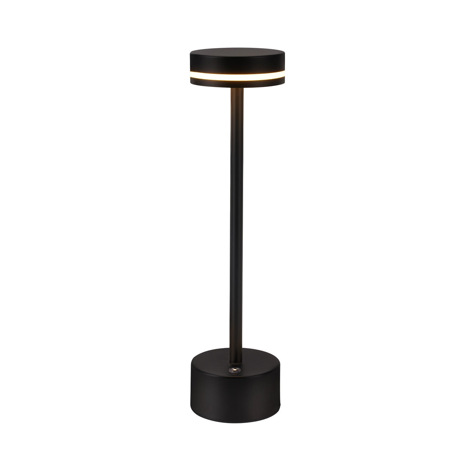 TISCHLEUCHTE Blinkert 8/31.5/8 cm - Schwarz, Metall (8/8/31.5cm) - ZMH