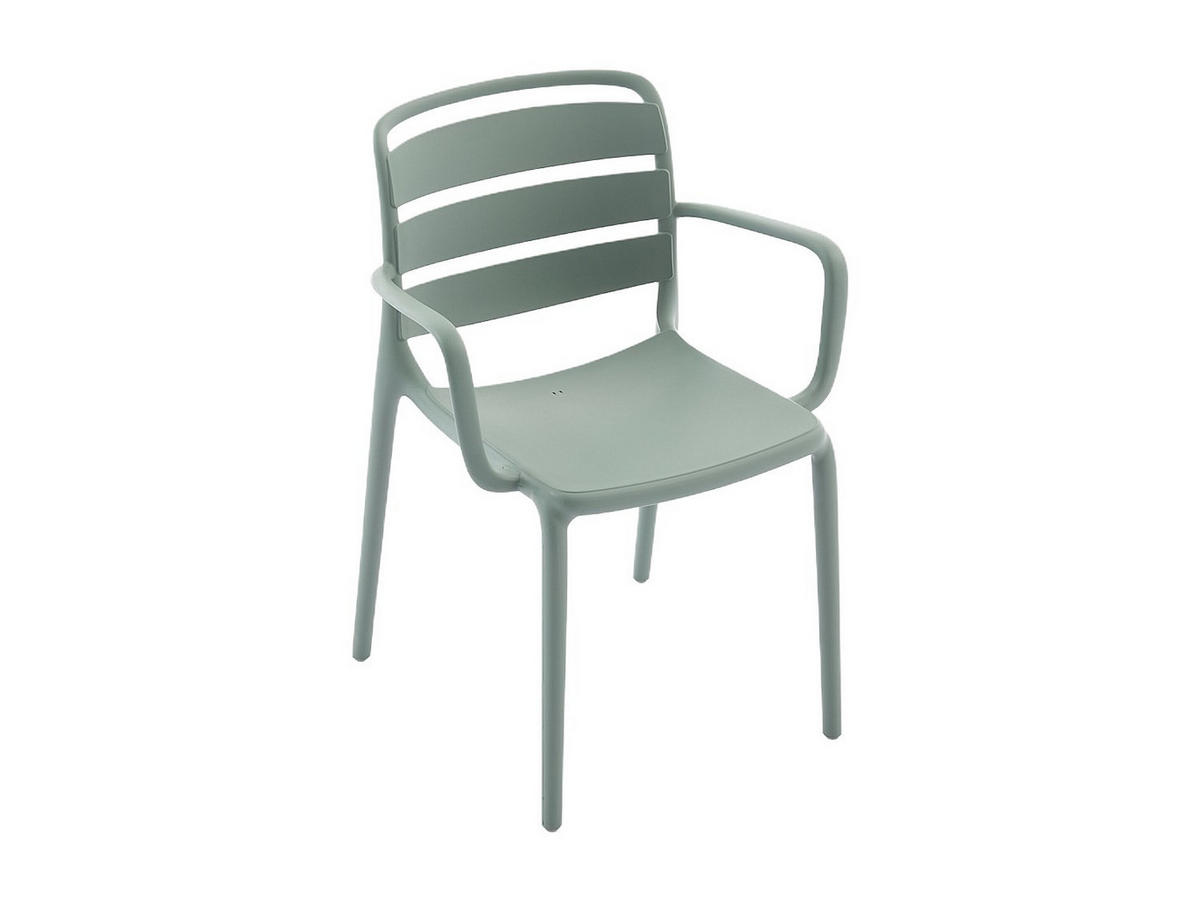 GARTENSTUHL - 2 -Sitzer - Polypropylen - khaki - MOAH - Salbeigrün, Kunststoff (60/81/56.5cm) - Vente-Unique