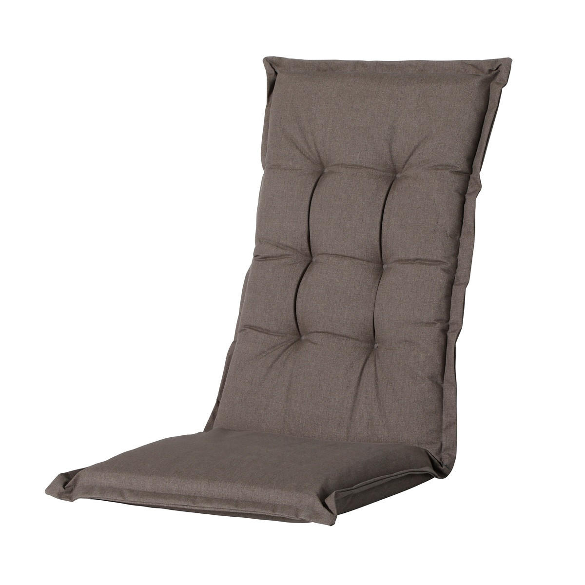 GARTENSTUHLKISSEN Oxford 123/50 cm 4er-Set - Taupe, Textil (50/7/123cm) - Madison