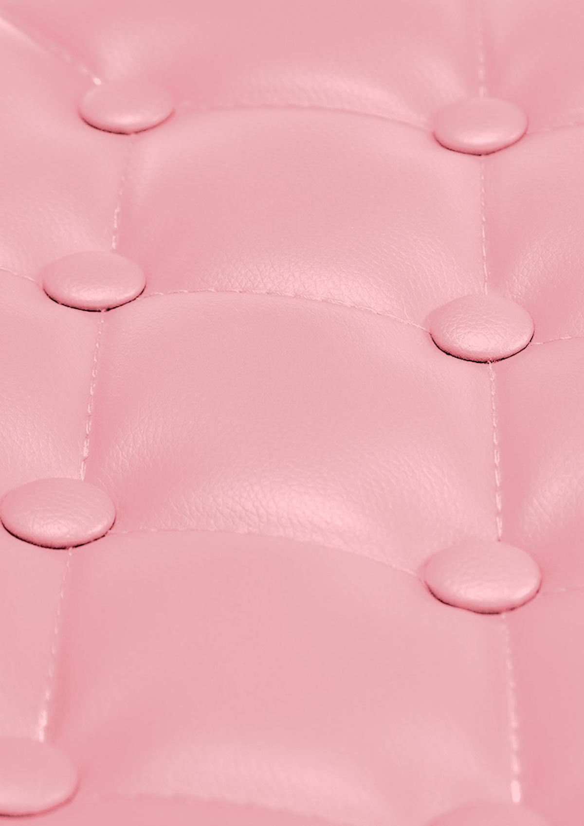 BARHOCKER Lederlook pink - Chromfarben/Pink, Textil/Metall (62/103/55cm) - CLP